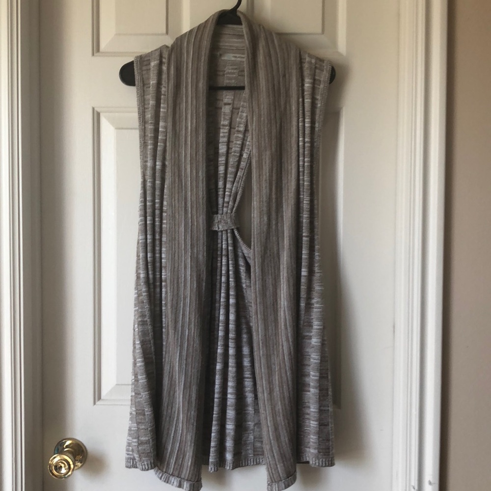 Long Draped Vest